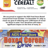 Aids Food Store Cereal Drive