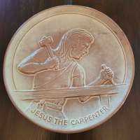 Jesus the Carpenter plate