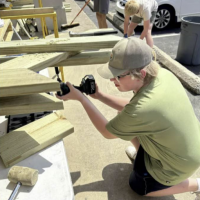 A hammer and saw and the will to help