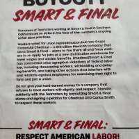 Smart &amp; Final Boycott