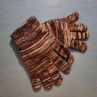 Woman&#039;s knit gloves