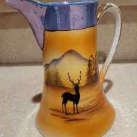 Pretty hand-painted pitcher