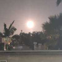 Super moon in Los Angeles 
