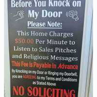 To all solicitors: Before you knock...