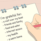 I pledge to end each day with gratitude