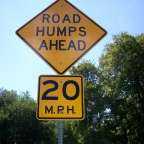Watch out for that speed bump!